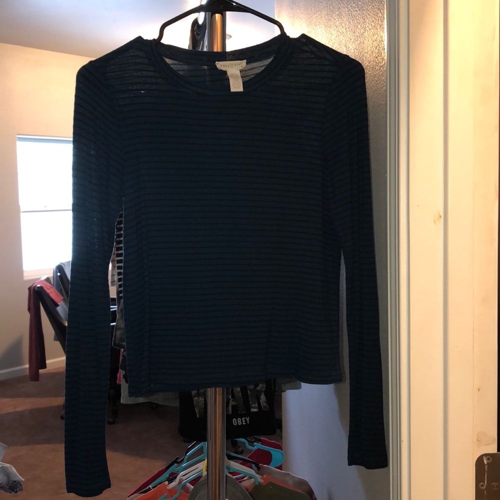 long sleeve stripped shirt